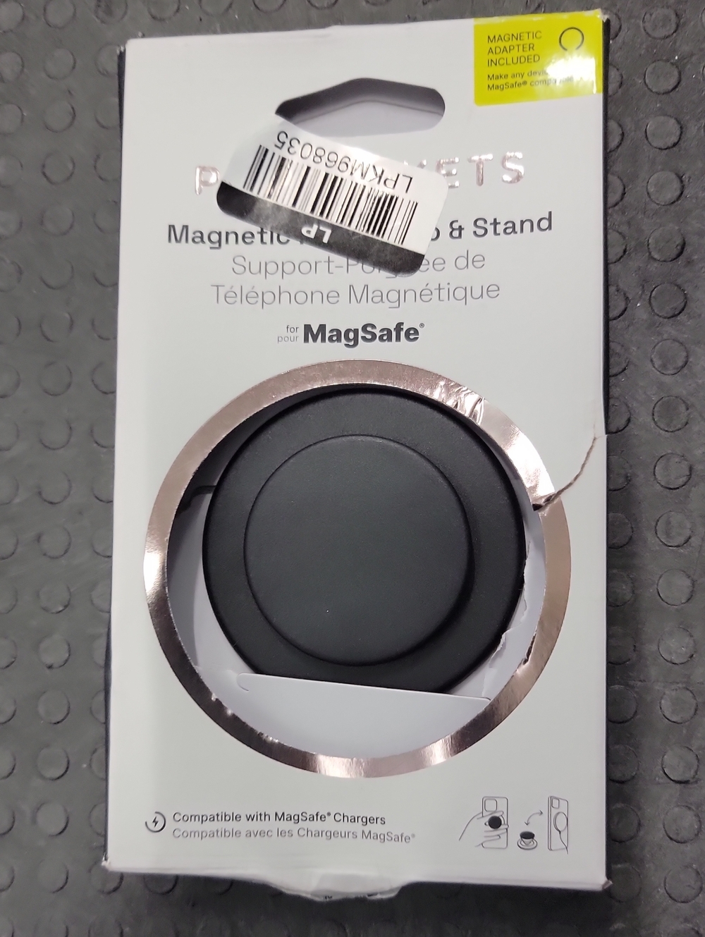 Popsockets Magnetic Popgrip & Stand. Black